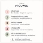 Xcellent Diet voor vrouwen digitaal programma met voedingsprogramma, receptenboek en stabilisatie